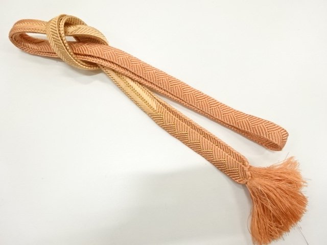 JAPANESE KIMONO / HAND-TIED OBIJIME CORD